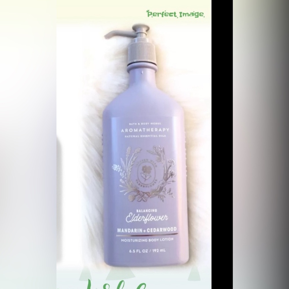 Bath & Body Works BBW AROMATHERAPY BALANCING ELDERFLOWER Skin Moisturizer